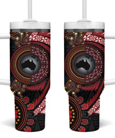 Tonga And Australia Together Custom Stanley Cup 40 Oz Tumbler With Handle