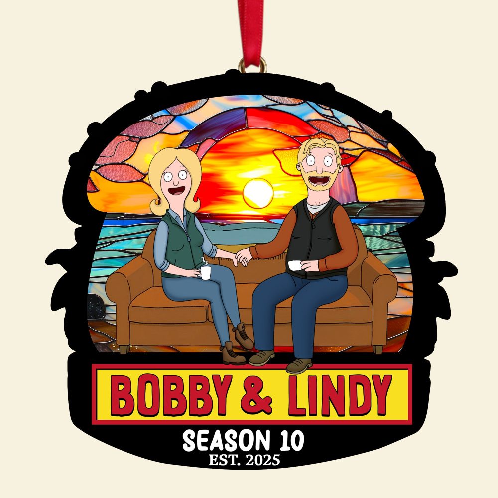 Quirky Cartoon Couple Ornament - Personalized Gifts For Couples 02Ohlu091025Pa - Image 6