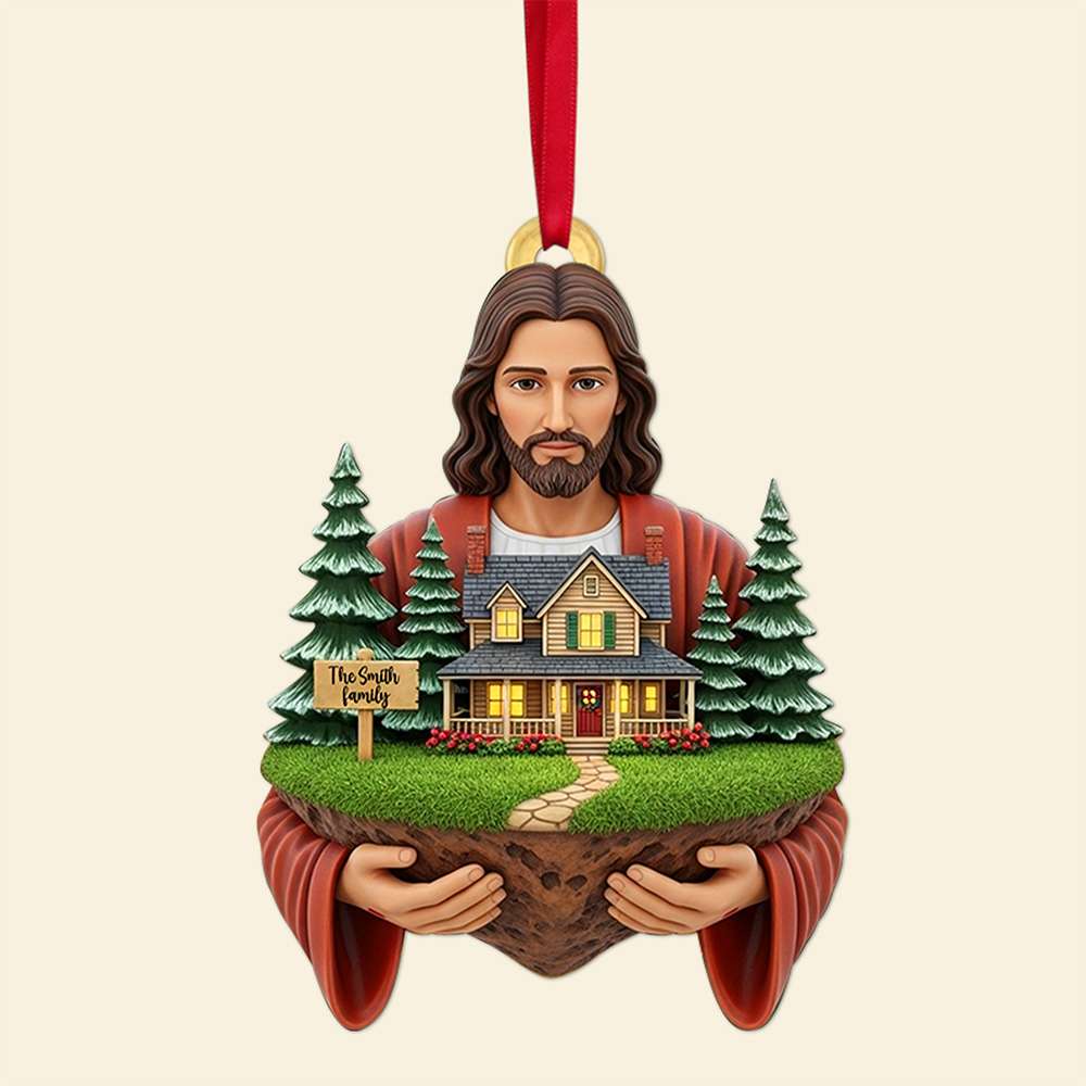 Blessed Family Christmas Ornament - Personalized Gift For Family 02Tolu130825 - Image 5