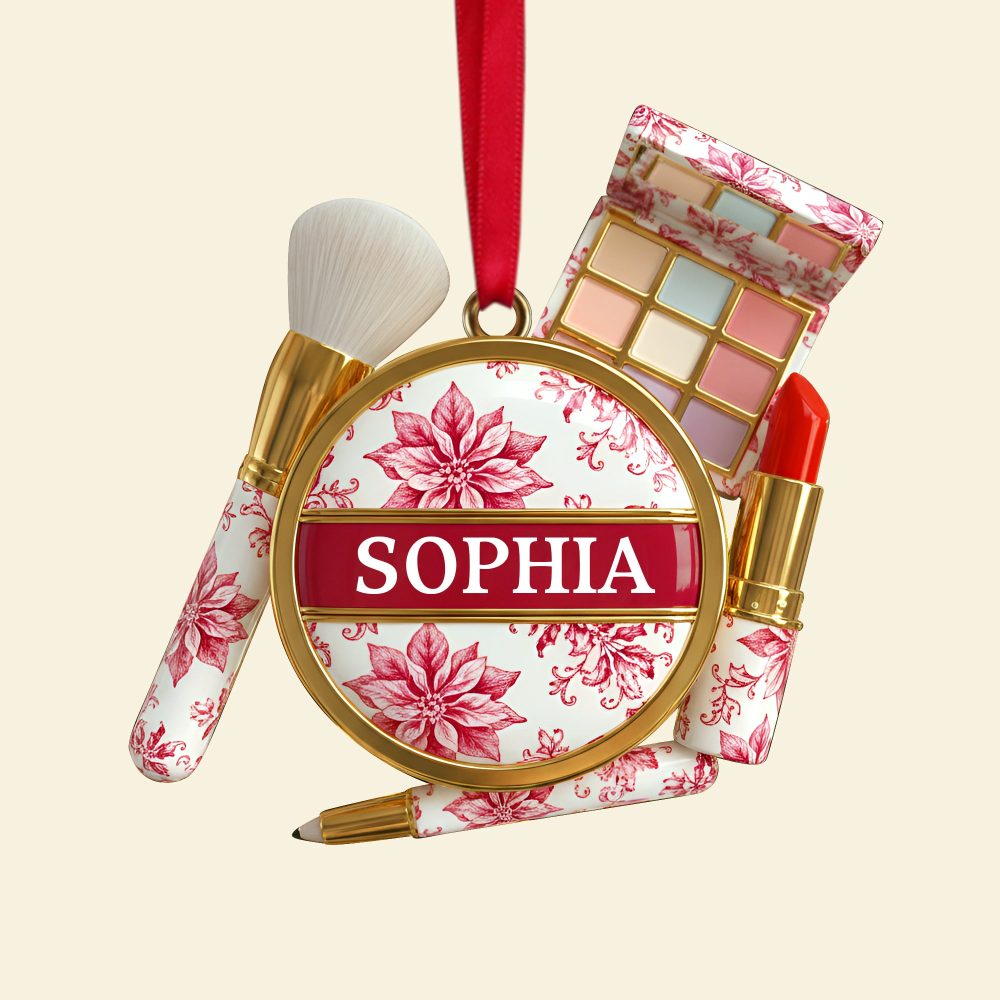 Makeup Kit Christmas Ornament - Personalized Gifts For Makeup Lovers 05Pglu131025 - Image 5