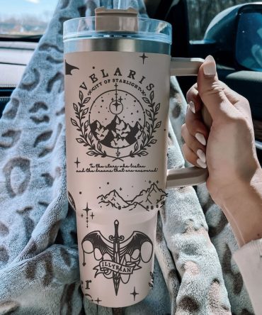 Velaris City Of Starlight Movies Custom Stanley Cup 40 Oz Tumbler With Handle