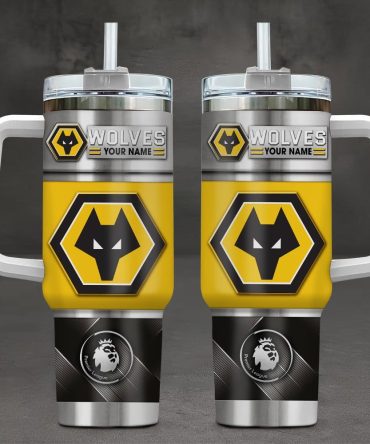 Wolverhampton Wanderers F.C Epl Custom Stanley Cup 40 Oz Tumbler With Handle