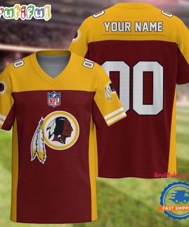 Nfl Washington Redskin Team New Season Personalized Football Jersey